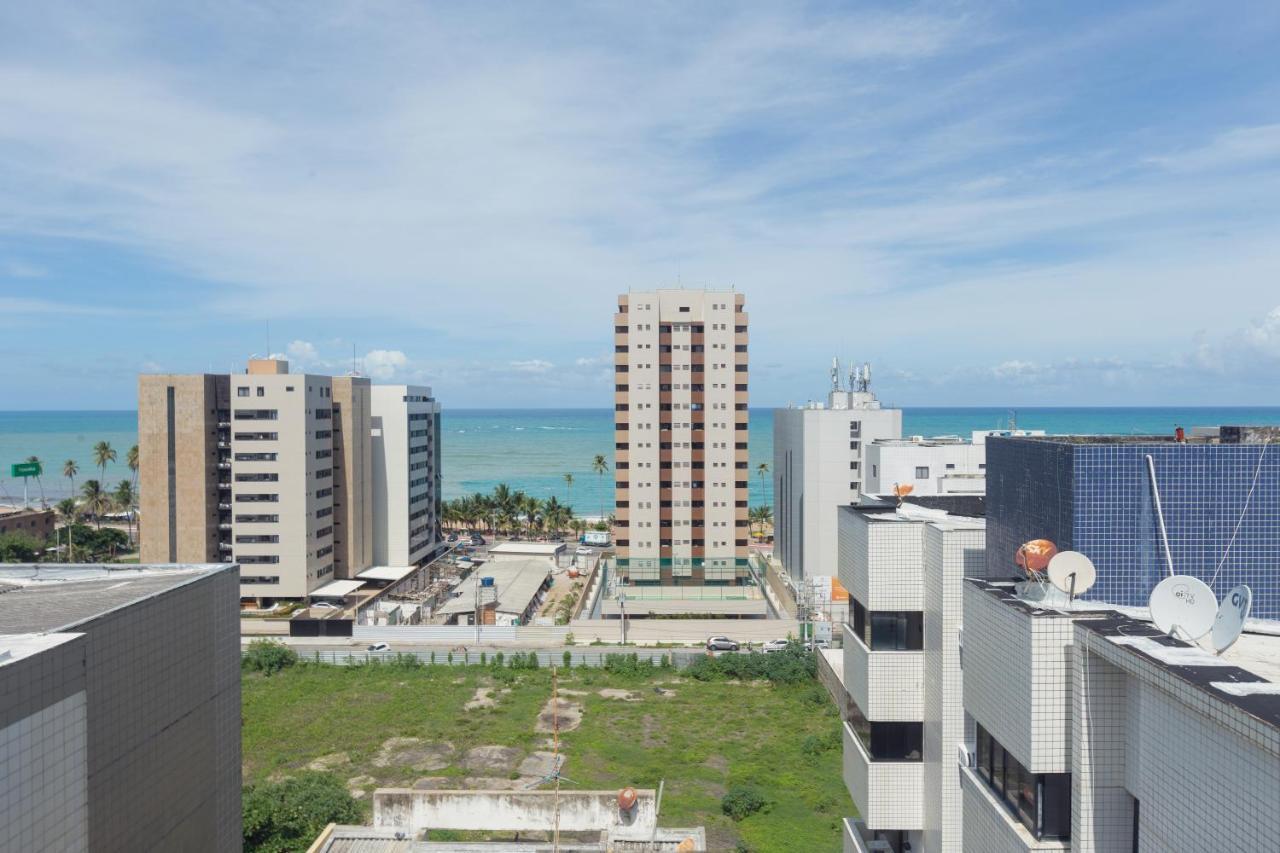شقة Maceió  في Flat Quarto E Sala C/ Vista Mar Espetacular المظهر الخارجي الصورة