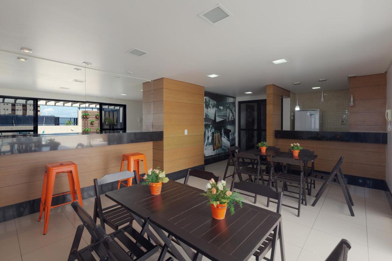 شقة Maceió  في Flat Quarto E Sala C/ Vista Mar Espetacular المظهر الخارجي الصورة