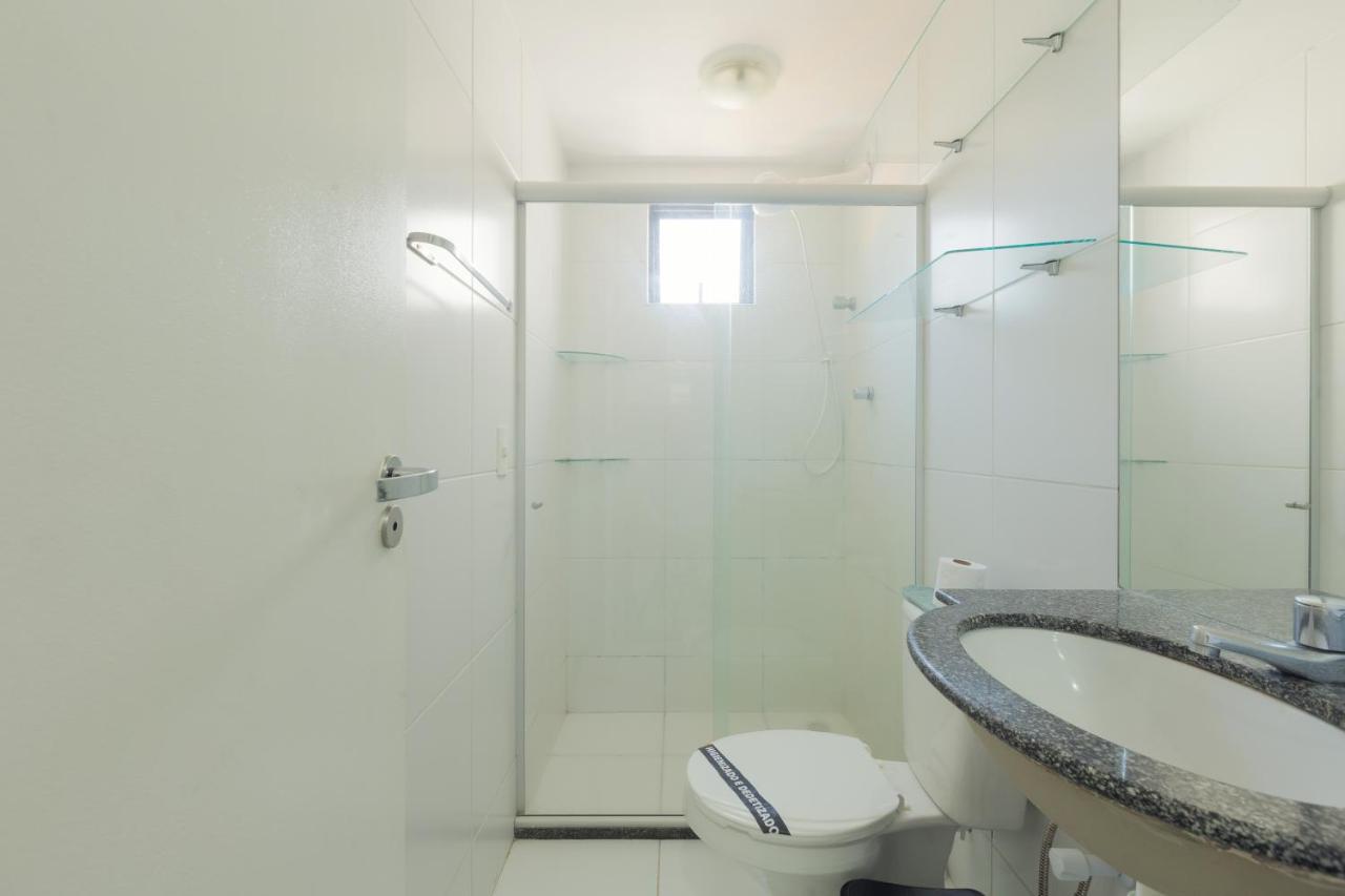 شقة Maceió  في Flat Quarto E Sala C/ Vista Mar Espetacular المظهر الخارجي الصورة