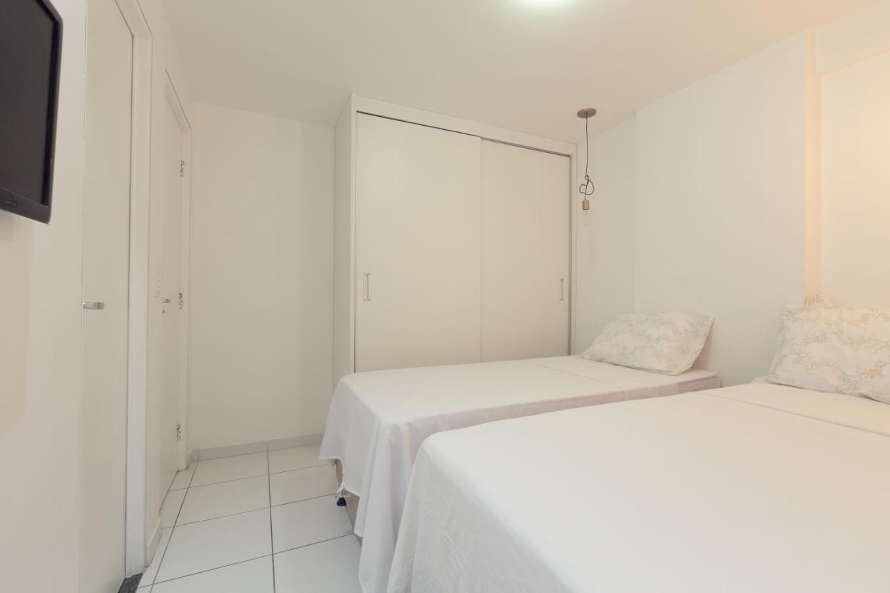 شقة Maceió  في Flat Quarto E Sala C/ Vista Mar Espetacular المظهر الخارجي الصورة